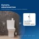 Унитаз-компакт Aquanet Rimless Cube-C CL-12248B 210759 белый