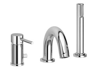 Смеситель на борт ванны Paffoni Light LIG040LCR