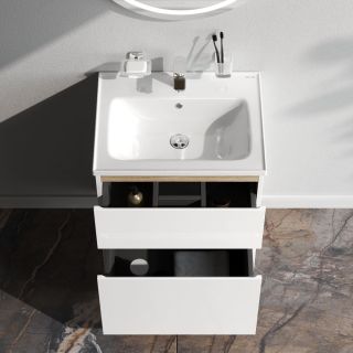 Тумба под раковину AM.PM X-Joy M85A-FSX0602WG-WCC0602WG белый 60 см