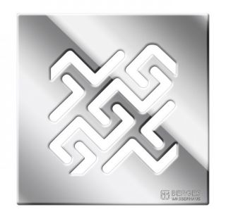 Душевой трап Berges Zentrum Antik 091364 10см хром глянец