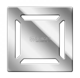 Душевой трап Berges Platz Norma 091058 10см хром глянец