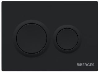 Инсталляция для унитаза Berges Novum 040265 с чёрной Soft Touch кнопкой O5