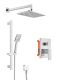 Душевой комплект Swedbe Platta 5539 хром
