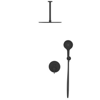 Душевой комплект WHITECROSS Y YSET12TOPBL чёрный матовый