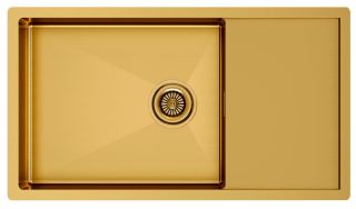 Мойка кухонная Paulmark Gerberg PM217844-BG брашированное золото