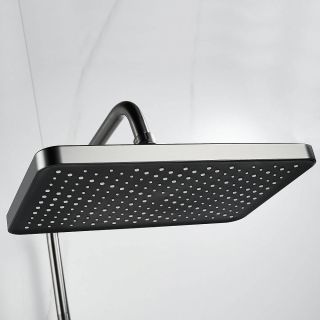 Душевая стойка Shevanik S9936T оружейная сталь