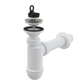 Сифон для раковины AlcaPlast ?40 с нержавеющей решеткой ?63 без штуцера A41