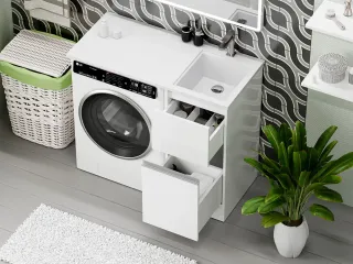 Напольная тумба под раковину Misty Ингрид П-Инг01040-012Я 40 см белый