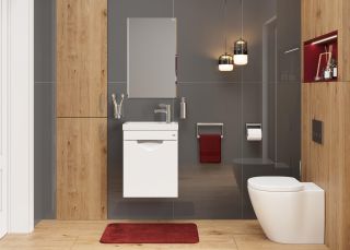 Подвесная тумба под раковину Onika Комо 104507 45см белый