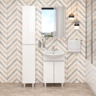 Напольная тумба под раковину Onika Милтон 105036 50см белый