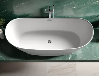 Акриловая ванна Cerutti SPA NEMI170II CT10506 отдельностоящая 170x74 см белый