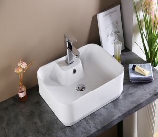 Раковина-чаша CeramaLux 9445 белая 51.5 см