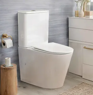 Унитаз напольный Ceruttispa Piers Tornado CT10560 безободковый со смывом торнадо белый