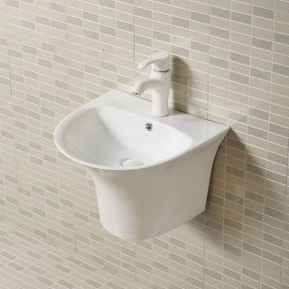 Раковина  CeramaLux NB165 белый 57 см