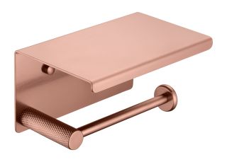 Держатель для туалетной бумаги с крышкой Boheme Uno 10971-CB брашированная медь