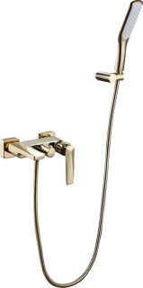 Смеситель для ванны Boheme Venturo золото 383