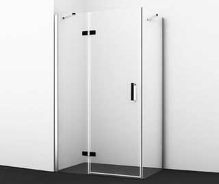Душевой уголок Wasserkraft Aller Black 10H10LBLACK MATT 120x100 левый