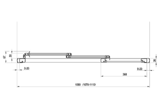Душевая дверь Ravak Supernova ASDP3-110 00VD0102ZG Grape профиль белый