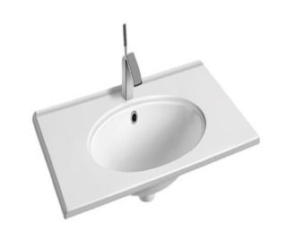 Раковина  CeramaLux 9080F белая 81.5 см