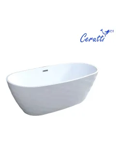 Ванна акриловая Ceruttispa TONIA170 CT11230 170x75 см отдельностоящая