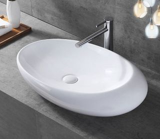 Раковина-чаша CeramaLux 7807  белая 70 см