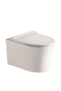 Унитаз CeramaLux B2347 подвесной с сиденьем Микролифт