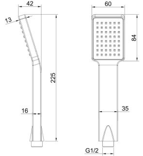 Лейка для душа Melana Tondo MELANA-610189 сатин