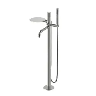 Напольный смеситель для ванны Boheme Stick Spirale 129-NB.4 брашированный никель