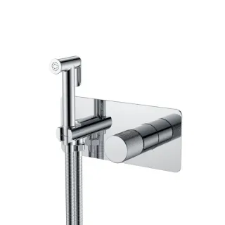 Гигиенический душ со смесителем Boheme Stick Spirale 127-CRCR.4 хром