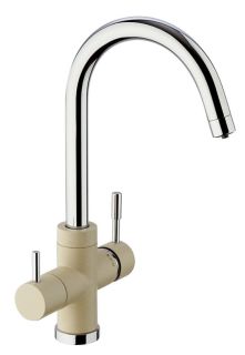 Смеситель для кухни Paini Cox 7855643CR3V11L2KM с подводом для фильтра granite sahara