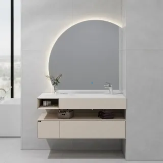 Зеркало с подсветкой Black&White Universe 955.MR1000R 110 см