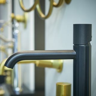 Смеситель для раковины Paini Cox Grip 7GPZ205OLL чёрный матовый