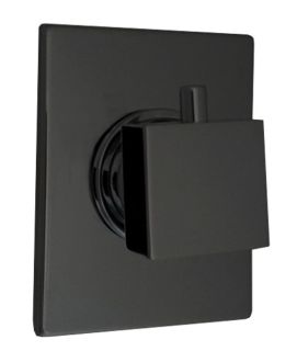 Встраиваемый дивертор Paini Grazia 21PZ471 на три выхода чёрный матовый