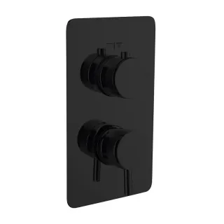 Встраиваемый смеситель для душа Boheme Cell 135-2-B 2-х проходной чёрный
