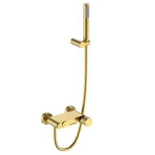 Смеситель для ванны и душа Boheme Stick Touch 123-MG.2 золото матовое