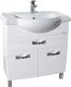 Тумба под раковину Bellezza Абрис 65см белый 00000006112
