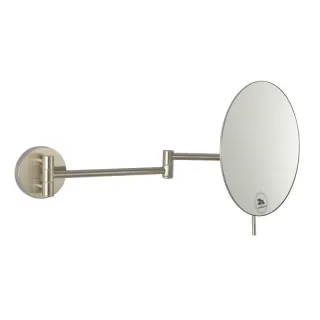 Зеркало с увеличением Boheme 506-NB брашированный никель