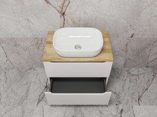 Тумба под раковину Style Line Бали 70 ЛС-00002338 белый софт