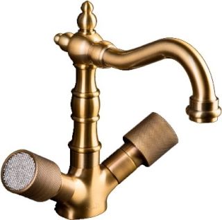 Смеситель для раковины Boheme Royal Crystal бронза 312-Royal/CRST