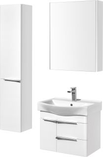 Тумба под раковину Акватон Беверли 65см белый 1A235301BV010