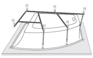 Каркас для ванн VagnerPlast Selena 147 Flora 150 VPK150100