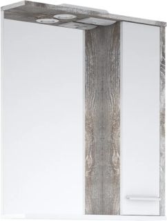 Зеркало-шкаф с подсветкой Corozo Лорена правый 75см антик SD-00000296