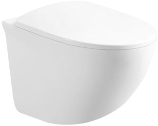 Подвесной унитаз Art&Max Pescara безободковый белый AM016CHR
