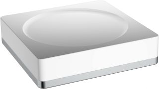 Мыльница Boheme белый/хром 10960-W-CR