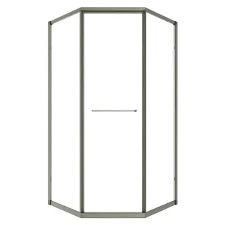 Душевой уголок Timo T33L 100x100 см левый никель