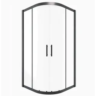 Душевой уголок Timo T46 90x90 см чёрный