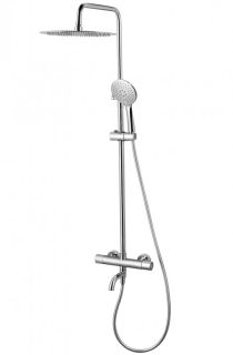 Душевая стойка Denberg LT302 с термостатом хром