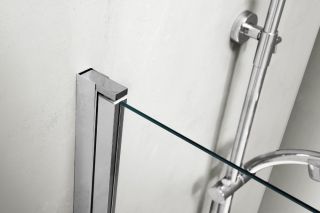 Шторка на ванну Aquatek AQ DEL SBA 08015CH 80см хром