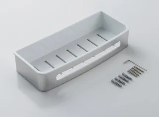 Полка Timo Luiro 18578/13 никель/белый