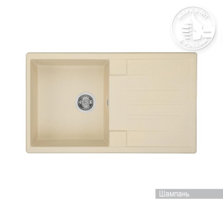 Мойка кухонная Акватон Верона 86 см шампань